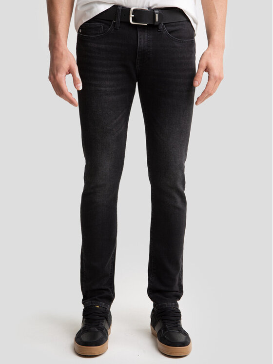 BIG STAR BIG STAR Jeansy TERRY_SLIM_909_190 Czarny Slim Fit