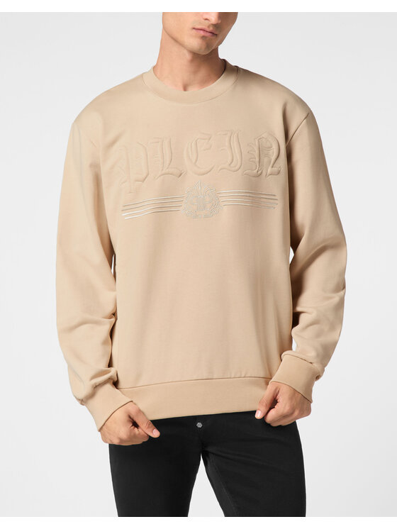 PHILIPP PLEIN PHILIPP PLEIN Longsleeve 19943 Beżowy Regular Fit