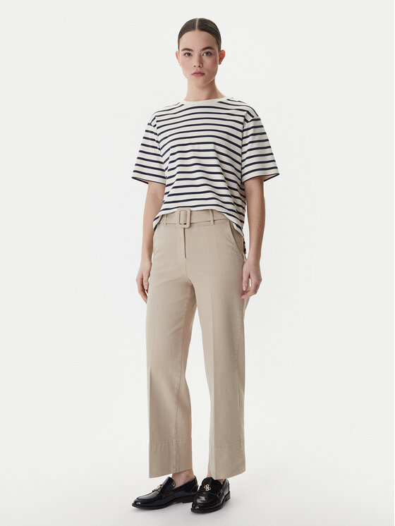 Marella Marella Auduma bikses Nicchia 2613131074 Bēšs Regular Fit