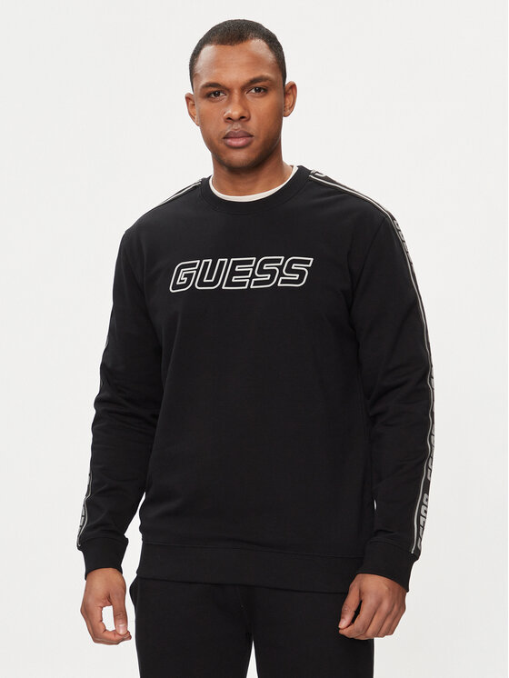 Férfi Pulóver Guess, Méret: M, Fekete, Arlo Z4GQ24 K6ZS1