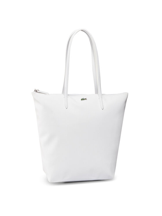 lacoste white tote