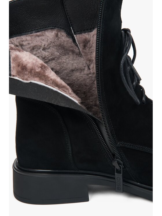 Estro Estro Μποτίνια ER00118579 Μαύρο