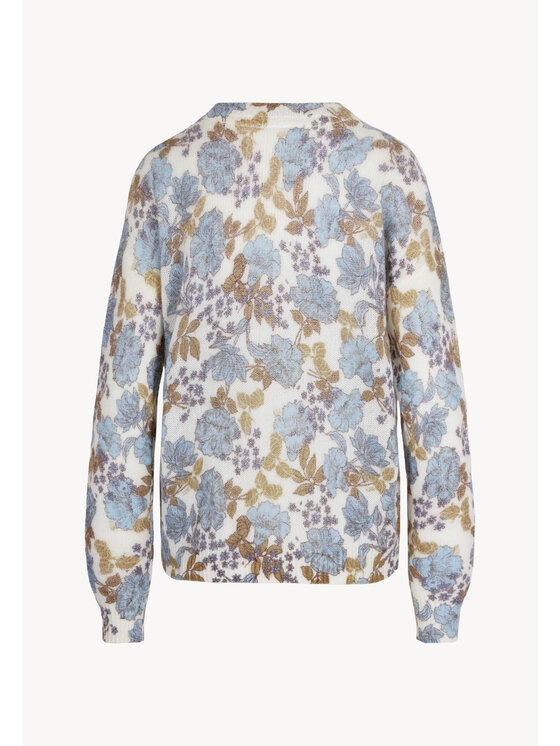 BIZUU BIZUU Sweter MENTON Biały Standard Fit