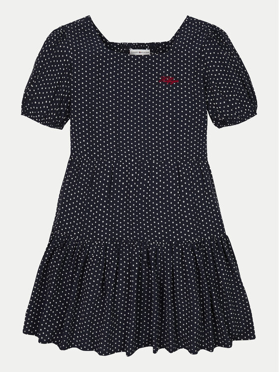 Tommy Hilfiger Tommy Hilfiger Každodenné šaty KG0KG08337 S Tmavomodrá Regular Fit
