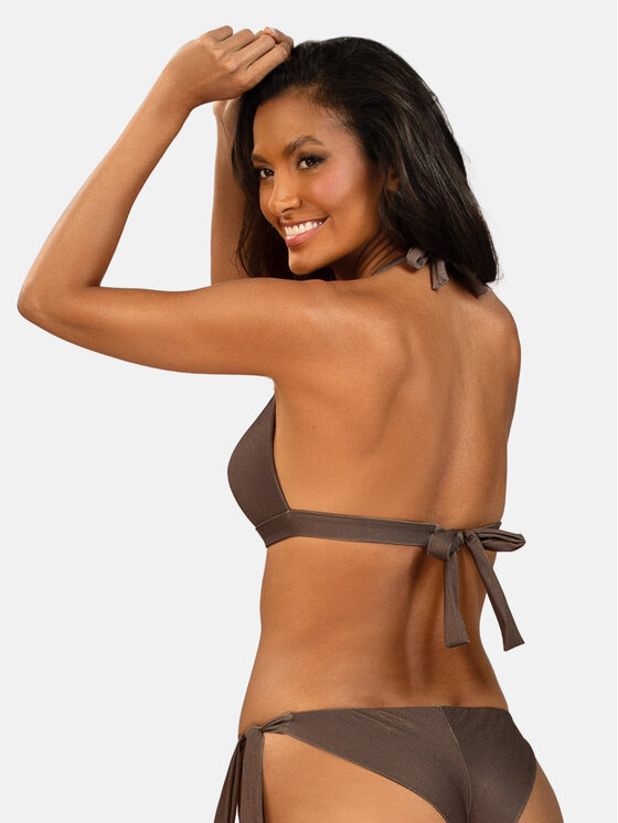 Feba Feba Bikini pezzo sopra FG17B Marrone