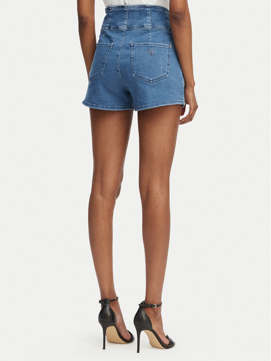 Guess Guess Pantaloni scurți de blugi W6GD56 D0849 Albastru Regular Fit
