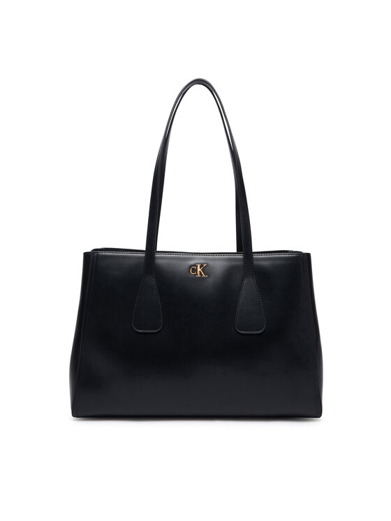Calvin Klein Calvin Klein Torbica Ck Medium Work Tote LV04F3442G Crna