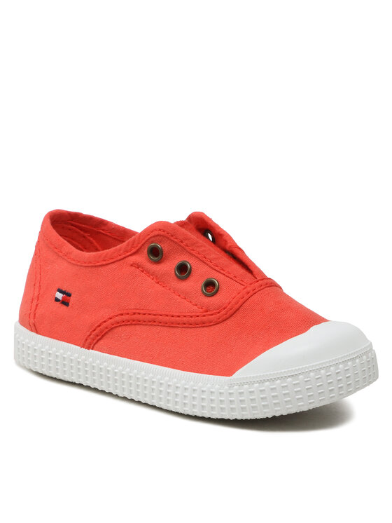 Tommy Hilfiger Tommy Hilfiger Teniși Low Cut Easy-On Sneaker T1X9-32824-0890 S Coral