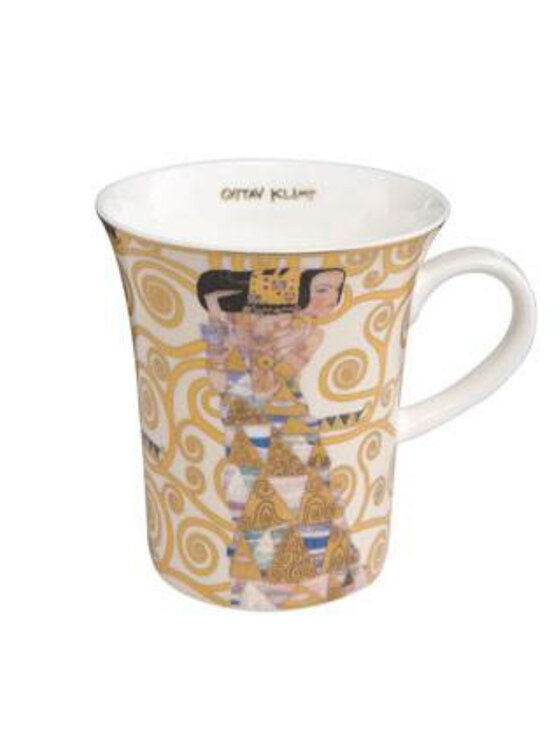 Goebel Goebel Zestaw kubków Gustav Klimt Oczekiwanie Kolorowy