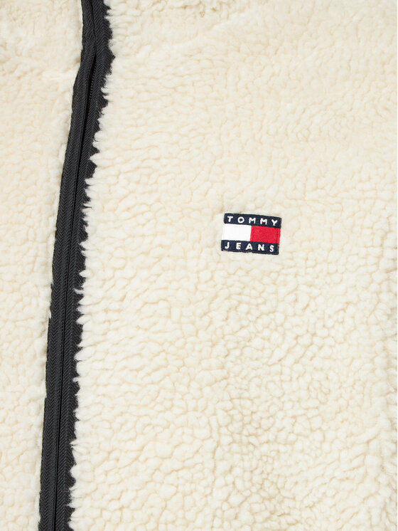 Tommy Jeans Tommy Jeans Kevad-sügis jope Teddy DM0DM19224 Ekrüüvärv Regular Fit