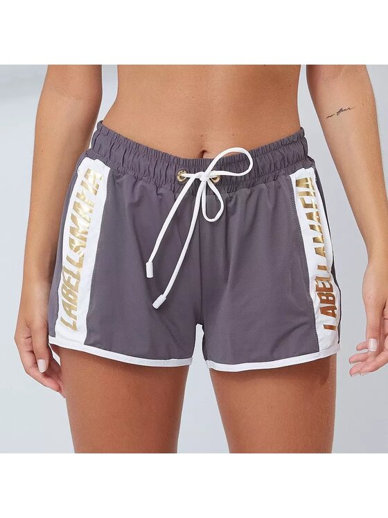 Szorty sportowe, rozmiar S, Szare, SHORTS GREY&GOLD