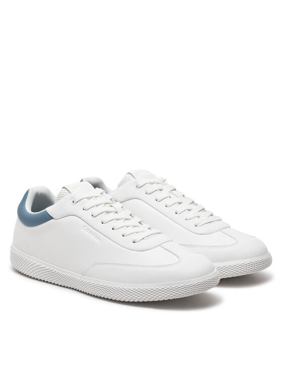Calvin Klein Calvin Klein Laisvalaikio batai Low Top Lace Up Lth HM0HM01790 Balta