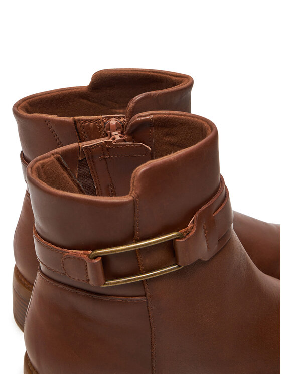 Clarks Clarks Μποτάκια Maye Bella 26179643 Καφέ