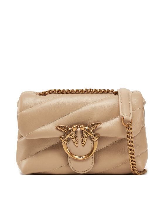 PINKO PINKO Handtasche Love Puff Baby Cl PE 25 PLTT 100040 A0F2 Beige