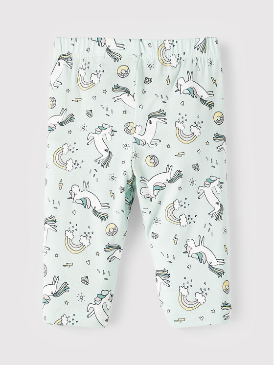 NAME IT NAME IT Leggings 13202920 Verde Slim Fit