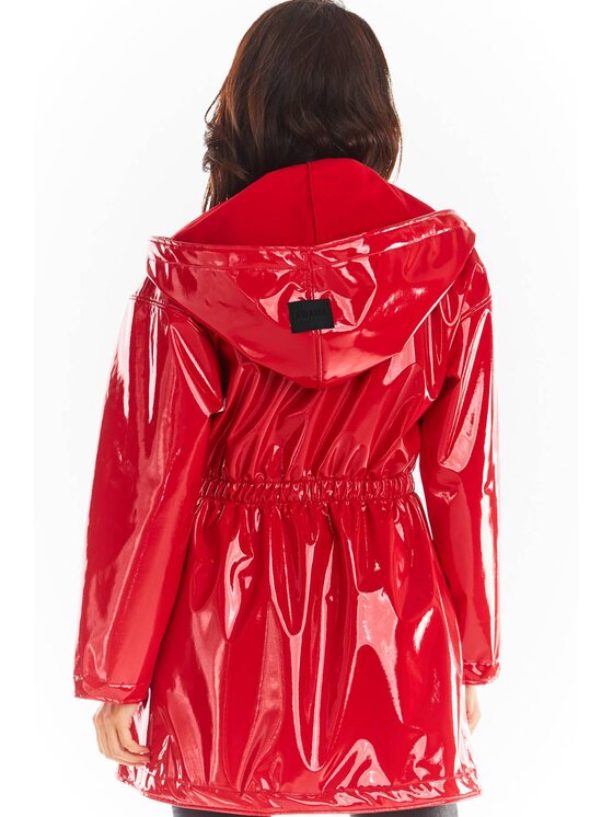 Awama Awama Giacca da donna A381 Rosso Basic Fit