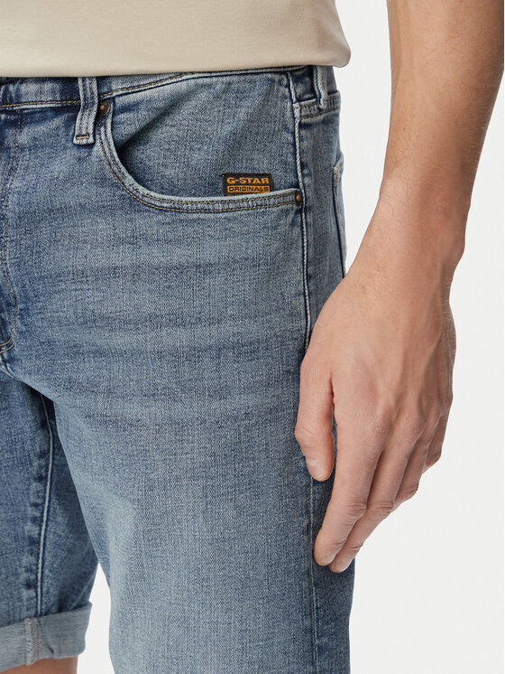 G-Star Raw G-Star Raw Pantaloncini di jeans 3301 D10481-C051 Blu Regular Fit