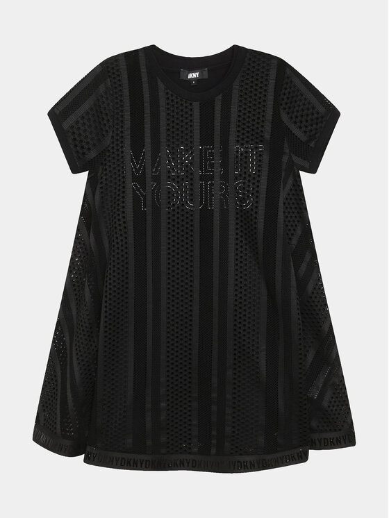 DKNY DKNY Hétköznapi ruha D32899 S Fekete Regular Fit