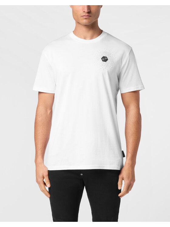 PHILIPP PLEIN PHILIPP PLEIN T-shirt 24665 Bianco Regular Fit