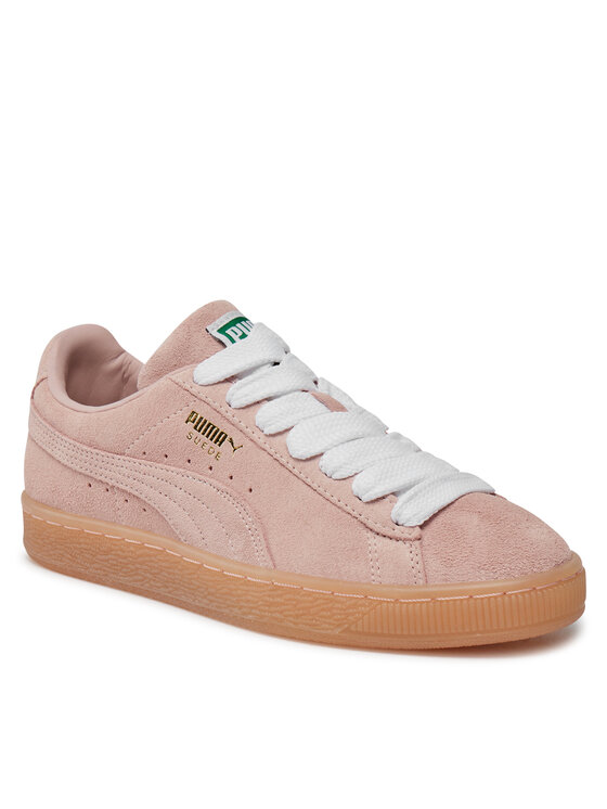 Chaussure puma suede best sale rose