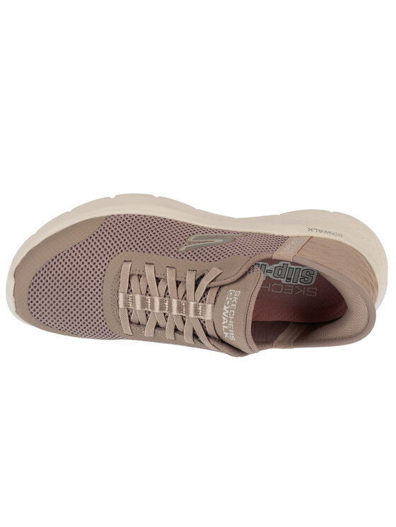 Skechers Skechers Sneakersy Slip-Ins: GO WALK Flex - Grand Entry Beżowy