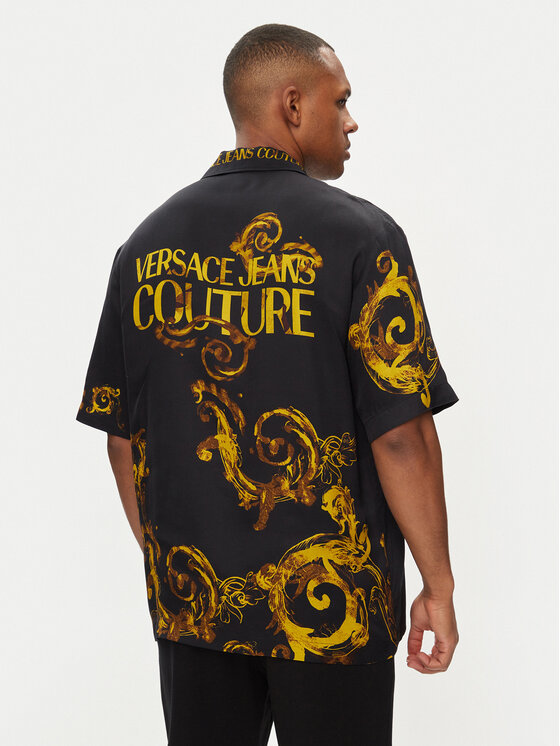 Versace Jeans Couture Versace Jeans Couture Koszula 76GAL2BW Czarny Regular Fit