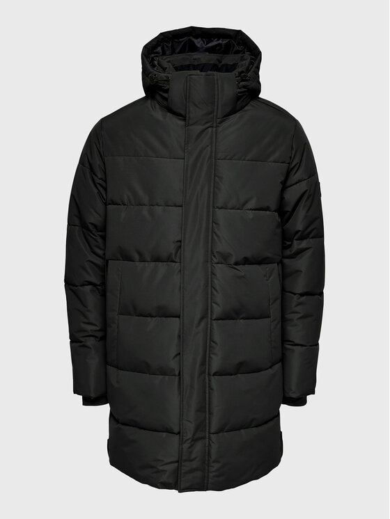 Only & Sons Only & Sons Зимно яке Carl 22020156 Черен Regular Fit
