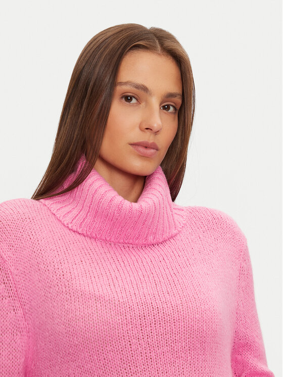 Brave Soul Brave Soul Dolčevita LK-248CAPITSOPK Ružičasta Loose Fit