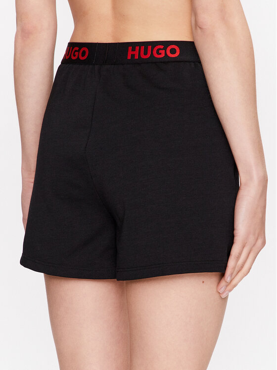 HUGO Hugo Pantaloni scurți pijama 50490600 Negru Regular Fit