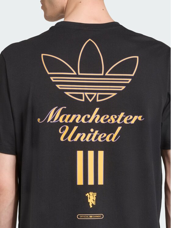 adidas adidas Koszulka techniczna Manchester United Czarny Loose Fit