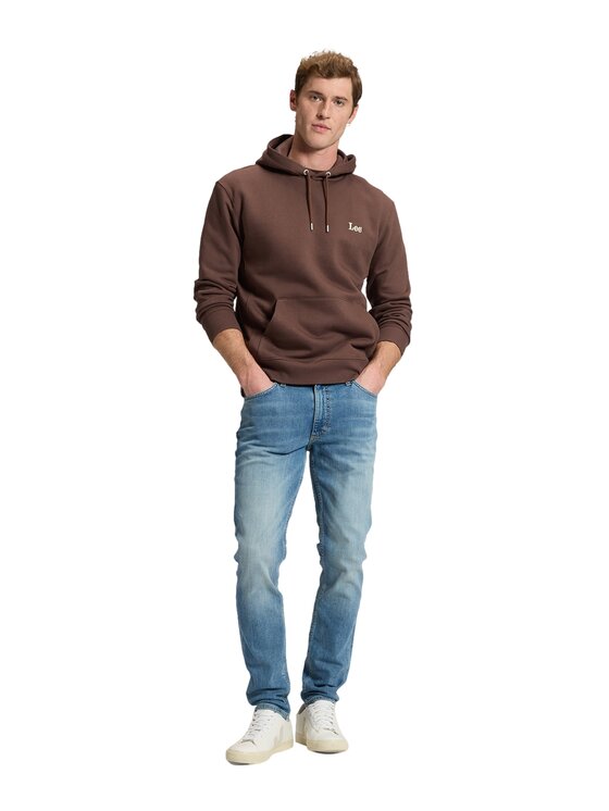Lee Lee Bluza 112386264 Brązowy Regular Fit