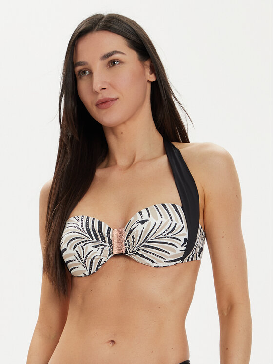 Selmark Selmark Bikini partea de sus BK716 Bej