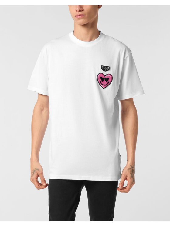 PHILIPP PLEIN PHILIPP PLEIN T-shirt 25561 Rosa Regular Fit