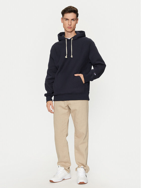 Champion Champion Pulóver 220705 Sötétkék Relaxed Fit