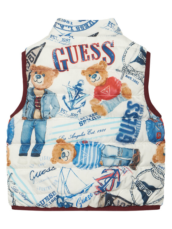 Guess Guess Športová vesta N6RL01 WCFM2 Farebná Regular Fit