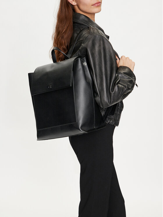 Backpack calvin klein leather online
