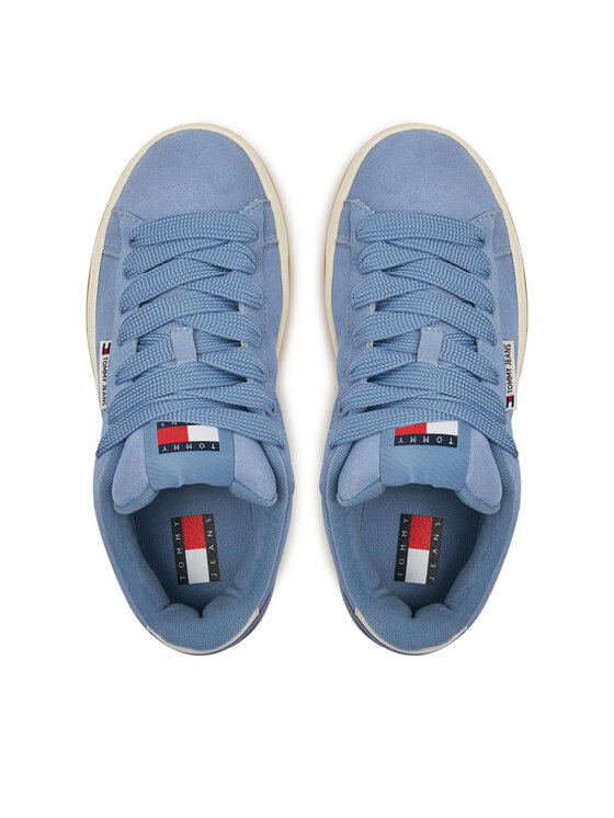Tommy Jeans Tommy Jeans Sneakersy Tjw Skate Sneaker EN0EN02677 Niebieski