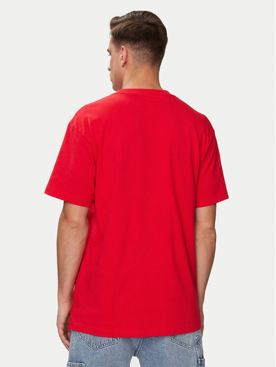 DC Shoes DC Shoes T-shirt Shy Town Hss ADYZT05345 Crvena Regular Fit