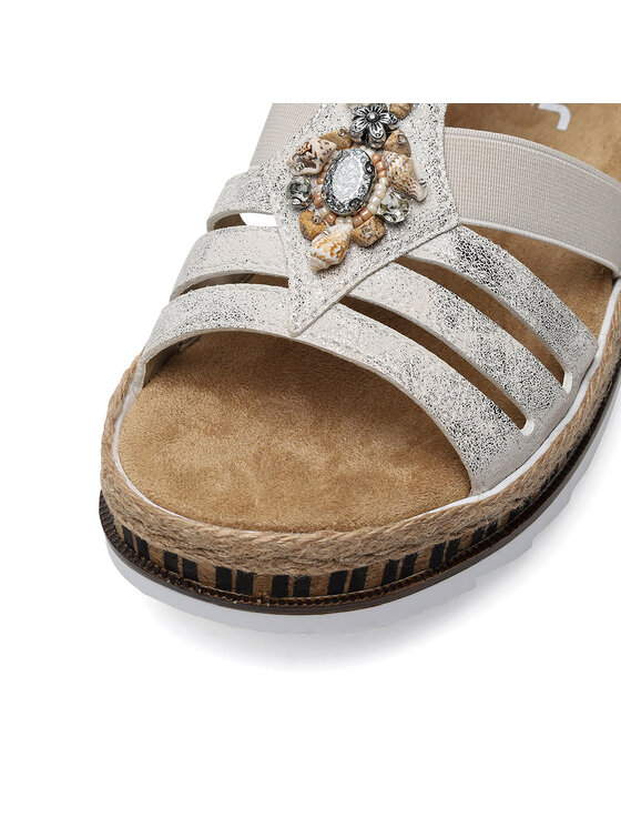 Rieker Rieker Sandalen V7949-90 Silberfarben