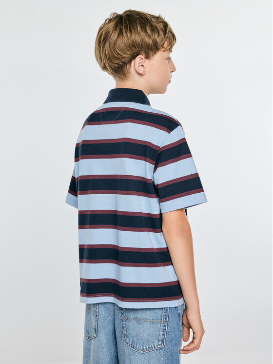 BIG STAR BIG STAR Polo HERON Niebieski Comfort Fit