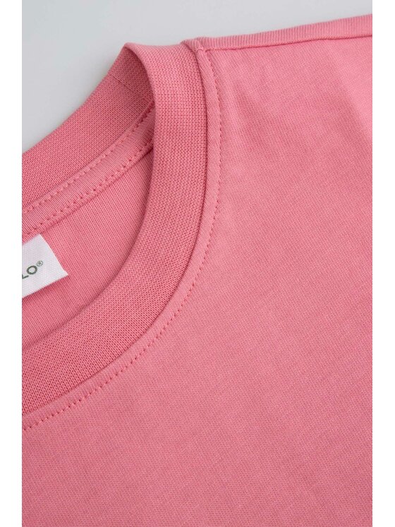 Coccodrillo Coccodrillo T-Shirt WC6143203TUG-007 Różowy Regular Fit