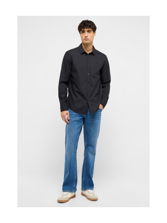 Mustang Mustang Koszula Style Canton Czarny Slim Fit
