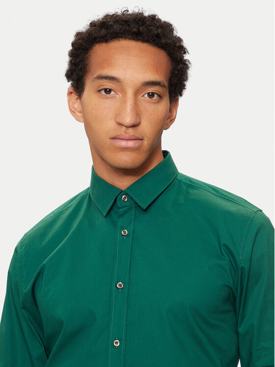 HUGO Hugo Сорочка Elisha02 50479396 Зелений Extra Slim Fit
