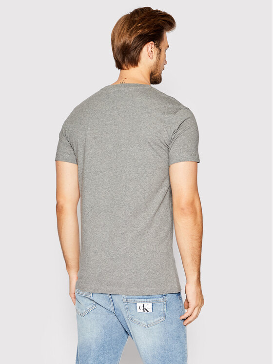 Calvin Klein Jeans Calvin Klein Jeans Marškinėliai J30J320935 Pilka Slim Fit