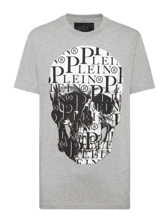 PHILIPP PLEIN PHILIPP PLEIN T-Shirt 9419 Šedá Regular Fit