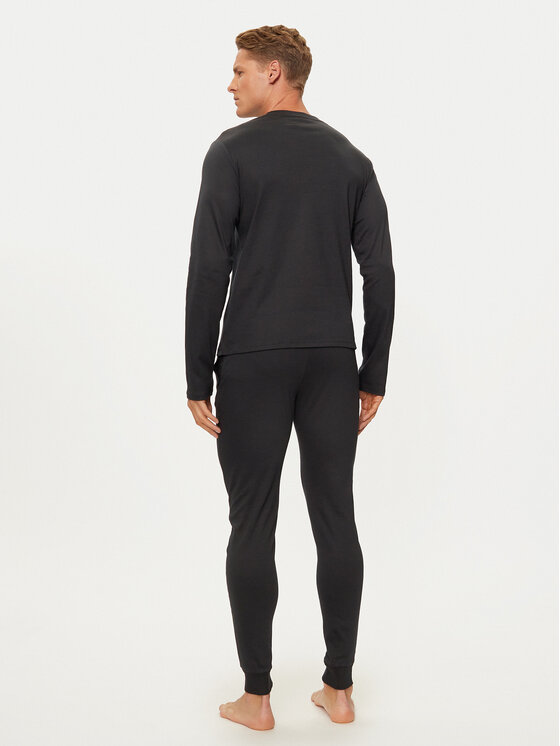 BOSS Boss Pijama 50527499 Negru Regular Fit