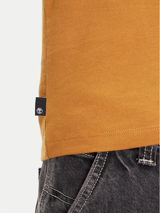 Timberland Timberland T-Shirt TB0A5UPQ Beżowy Regular Fit