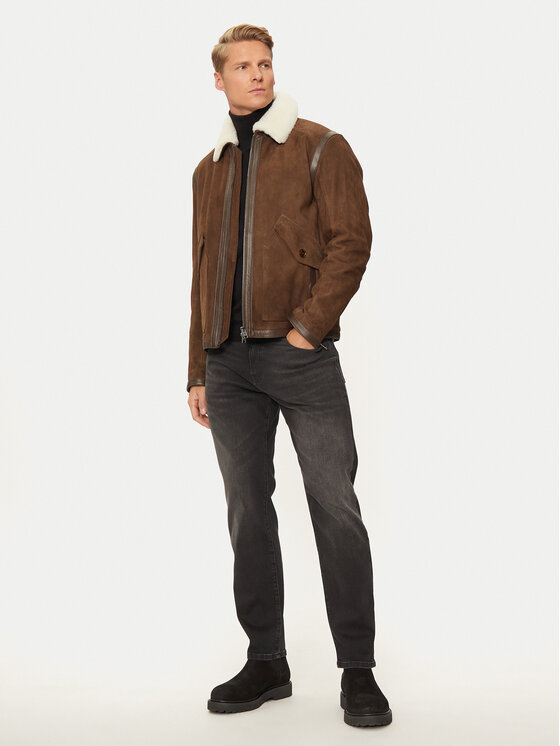 BOSS Boss Džinsai Maine 50528351 Juoda Regular Fit