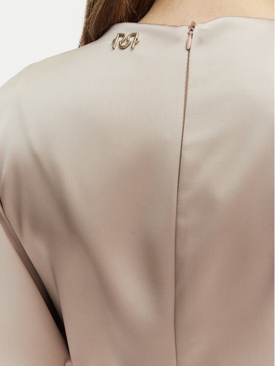 Rinascimento Rinascimento Abito da cocktail CFC0127457003 Beige Regular Fit