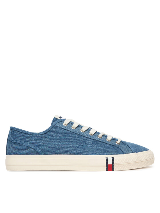 Tommy Jeans Tommy Jeans Tenisky Archive Y2K Lace Up Denim EM0EM01751 Modrá